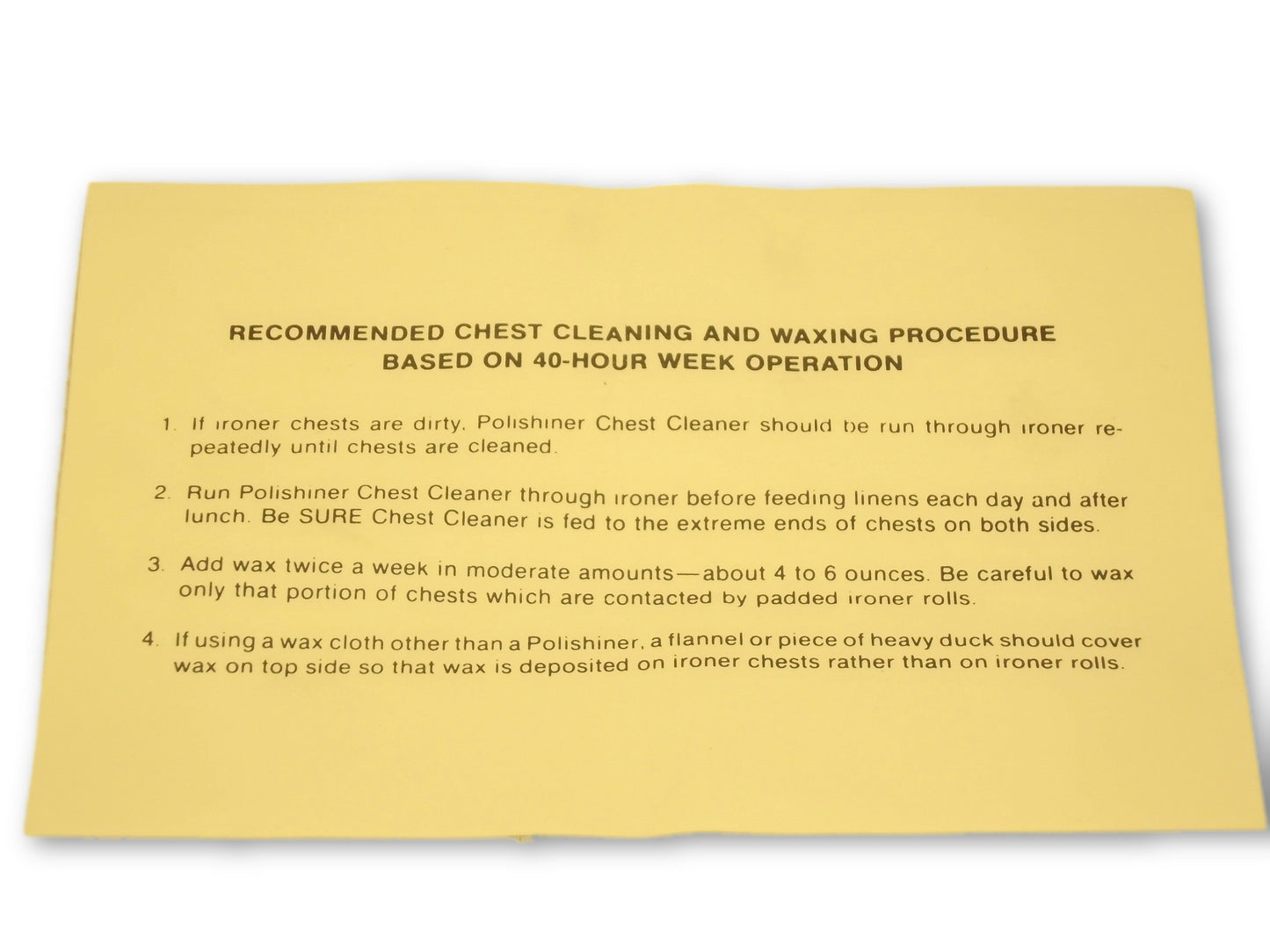 POLISHINER OLD STYLE 120"