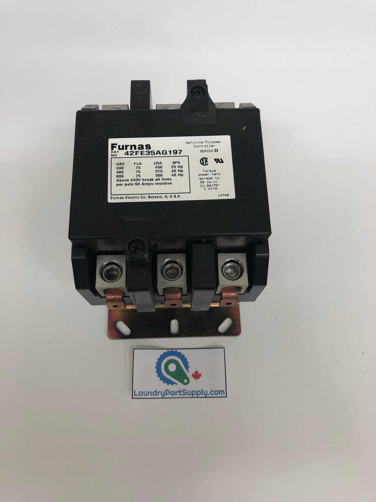 RELAY CONTACTOR 220v TPST 93amp