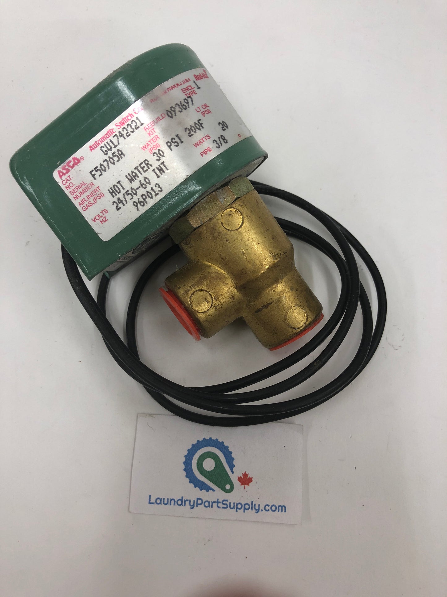 WATER VALVE, FOR SUPPLY INJECTOR, 3/8"