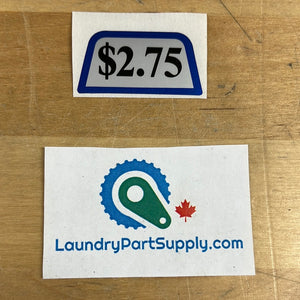$2.75 HANDLE VEND DECAL- Each Sold Seperatly