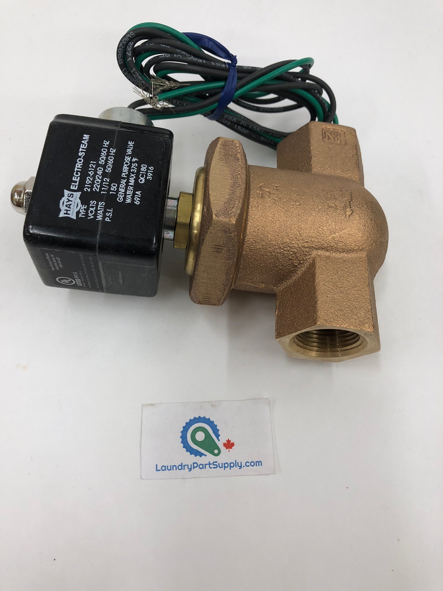 STEAM VALVE,3/4",50/60,240V,150PSI