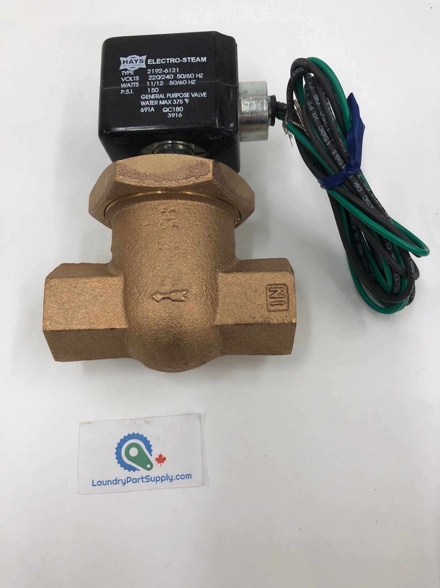 STEAM VALVE,3/4",50/60,240V,150PSI